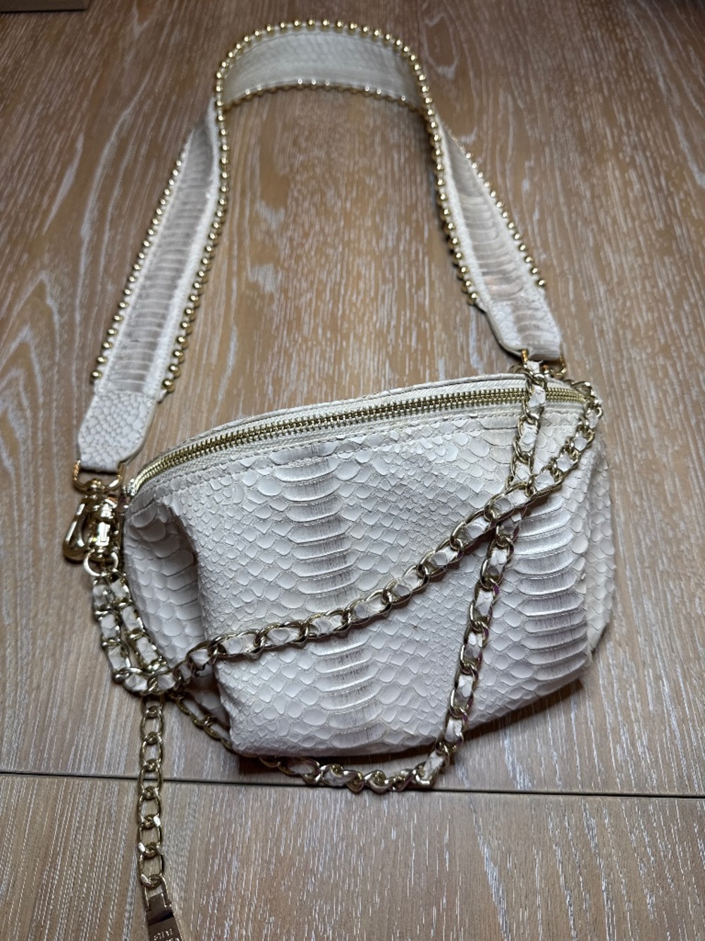 Steve Madden BIDA Nude Belt Bag, Shoulder Bag chain Strap